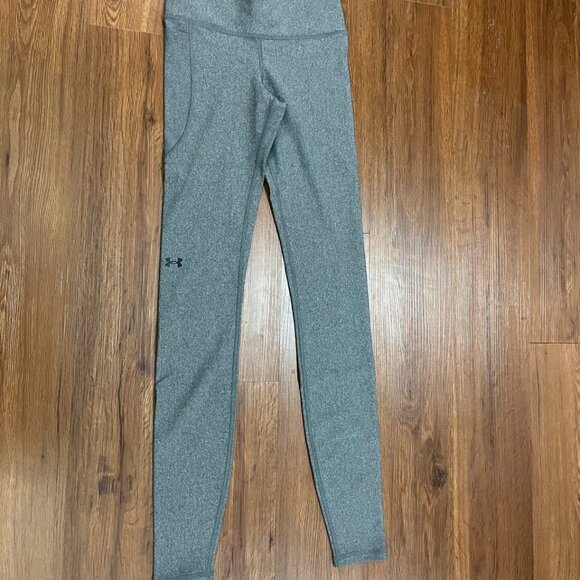Under Armour Women’s HeatGear High-Rise Compression Leggings Gray XST - Picture 7 of 9